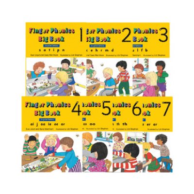 Finger Phonics Big Books 1-7: In Print Letters (American English Edition) - Set – Hledejceny.cz