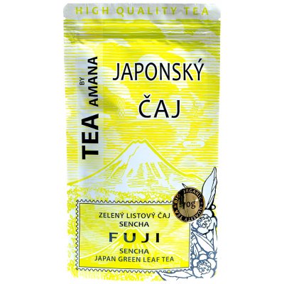 AMANA Bio zelený čaj Japonsko Sencha Fuji 70 g – Zbozi.Blesk.cz