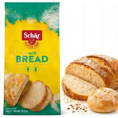 Schär Mix B Bread mouka na chleba bez lepku 1 kg – Zboží Dáma