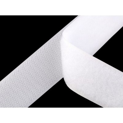 Suchý zip háček + plyš šíře 38 mm, střední, 1 bílá – Zboží Mobilmania
