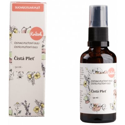 Kvítok Čistá pleť čistící olej 50 ml – Sleviste.cz