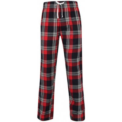 Skinnifit SFM83 Tartan pánské pyžamové kalhoty červené