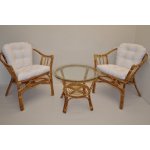 Axin Trading Ratanová sedací souprava Subaliu, bílý kepr – Sleviste.cz