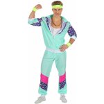 Retro šusťáková souprava 80's světle zelená – Sleviste.cz