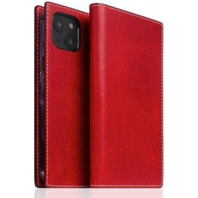 Pouzdro SLG Design D7 Italian Wax Leather iPhone 14 Plus - Red