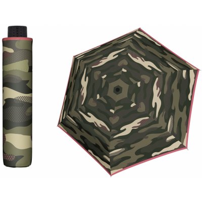 Doppler HAVANNA Camouflage ultralehký skládací deštník zelený