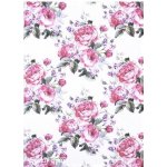 SCANquilt utěrka FLORA růže bílorůžová 50 x 70 cm – Sleviste.cz