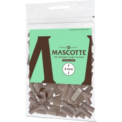 Mascotte cigaretové filtry brown xl slim paper filter 120 ks – Sleviste.cz