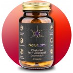 NaturLabs Železo chelátové bisglycinát + vitamín B9 60 kapslí – Hledejceny.cz