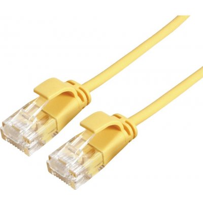 Roline 21.15.3924 RJ45, CAT 6A, U/UTP, 1,5m, žlutá – Zboží Živě