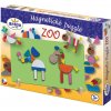 Magnetky pro děti Detoa magnetické puzzle ZOO