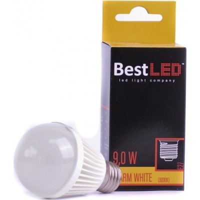 Best-Led E27 9W Teplá bílá BE27-9-730W – Hledejceny.cz