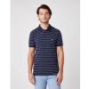 Pánské Tričko Wrangler pánské polo tričko STRIPE POLO NAVY W7ALKD114