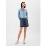 GAP 885308-00 džínová mini sukně tmavě modrá – Zboží Mobilmania