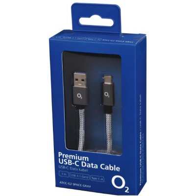 O2 189768 datový prémiový USB-C Gen2, šedý – Hledejceny.cz