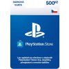 Herní kupon PlayStation dárková karta 500 Kč CZ