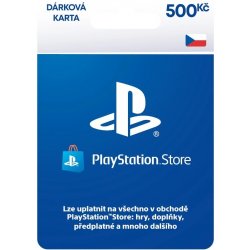 PlayStation dárková karta 500 Kč CZ