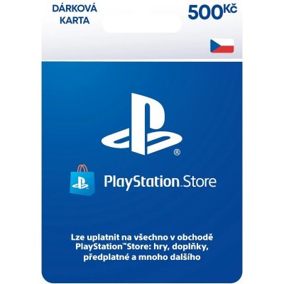 PlayStation dárková karta 500 Kč CZ – Hledejceny.cz