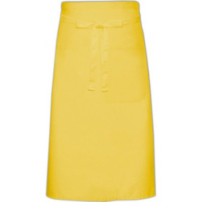 Link Kitchen Wear Kuchařská zástěra s kapsou X1000T Yellow 70x120cm – Hledejceny.cz
