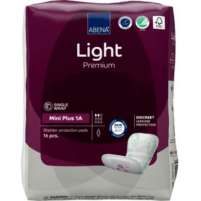 Abena Light Mini Plus 1A inkontineční vložky 16 ks – Zboží Dáma