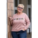 Italy fashion Tričko s dlouhým rukávem WILDNESS Khaki – Zboží Dáma