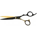 Mr. Mustache Kadeřnické nůžky Craft Black-Gold 5,5" – Zboží Mobilmania