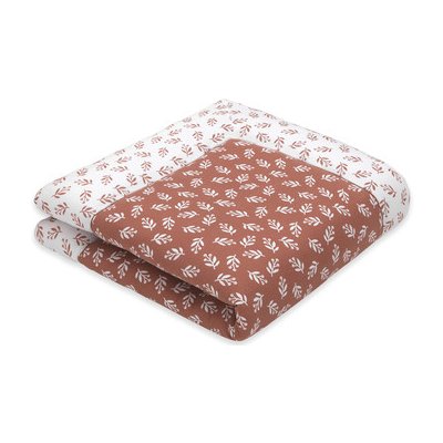 emma & noah crawling blanket Floral Mocca