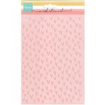 Marianne Design Plastová šablona 15x21cm srdce – Sleviste.cz