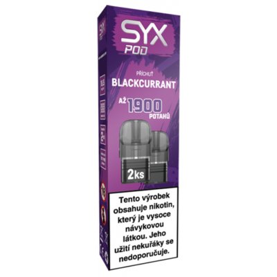 Syx Pod Blackcurrant 16,5 mg 2 x 950 potáhnutí – Zboží Dáma