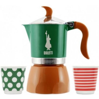 Bialletti 6330 POP Fiammetta Moka konvice na 3 šálky a 2 hrnečky – Sleviste.cz