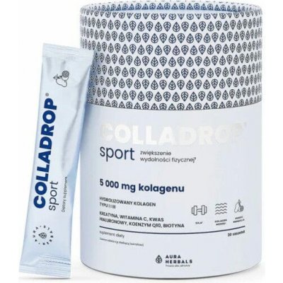 Aura Herbals Colladrop ® Sport Mořský kolagen 5 000 mg 30 sáčků – Hledejceny.cz