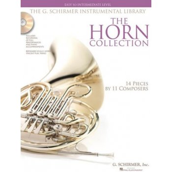 THE HORN COLLECTION easy intermediate + Audio Online / lesní roh f horn + klavír