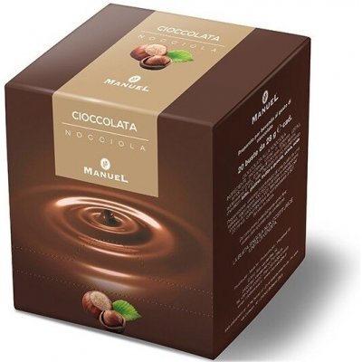 Manuel Caffè Nápojová čokoláda lískový ořech 20×25 g – Zboží Dáma