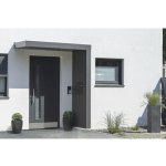 Gutta BS Plus 200 antracitová šedá 200x90 cm pravý bok s poštovní schránkou a nerezovým odtokem – Hledejceny.cz