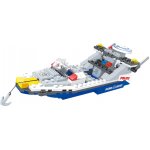 Kompatibilní stavebnice BLOXO policie loď 195 ks – Zboží Mobilmania