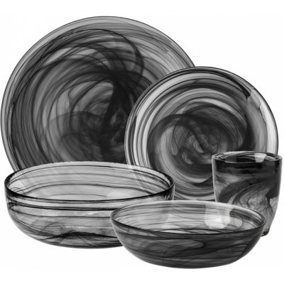 Elements Glass S art Skleněný set černý 25 ks od 4 130 Kč - Heureka.cz