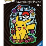 RAVENSBURGER Dřevěné obrysové Pikachu 300 dílků – Zboží Dáma