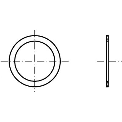 PROFISTYL DIN 988 podložka vymezovací tl. 0,10mm černá Varianta: DIN 988 podložka vymezovací 5x10x0,10mm – Hledejceny.cz