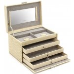 Friedrich Lederwaren šperkovnice Jolie 23254 30 béžová šedá – Zboží Dáma