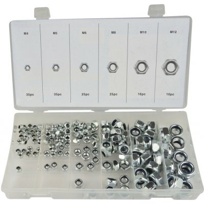 Geko Sada pojistných matic s nylonovou vložkou - 146ks – Sleviste.cz