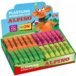 Alpino Stojan s 24ks modelovací hmoty FLUO Alpino50 g