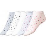 Esmara dámské nízké ponožky 5 párů šedá / bílá / světle růžová – Zboží Dáma