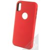 Pouzdro a kryt na mobilní telefon Apple Pouzdro Sligo Defender Solid Apple iPhone XS Max černé červené