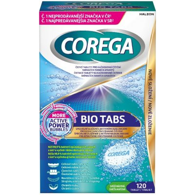 Corega Antibakteriální čisticí tablety 120 ks – Hledejceny.cz