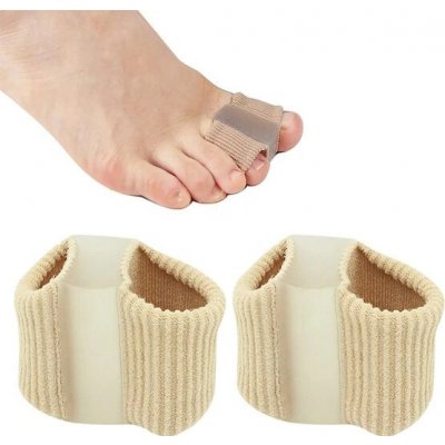 Hallux Valgus Silikonový natahovač prstů, oddělovač prstů na nohou 2 ks – Zboží Dáma