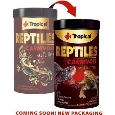 Tropical Reptiles Soft Carnivore 1000 ml, 260 g – Zboží Dáma