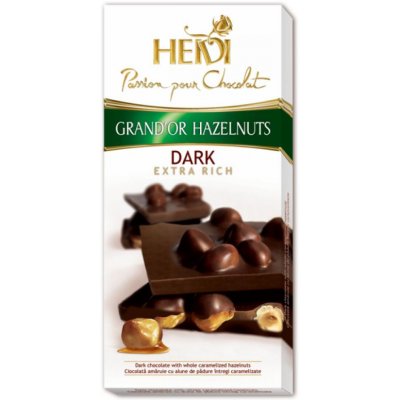 Heidi Grand´or whole hazelnuts dark 100 g