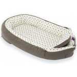 TRÄUMELAND Hnízdečko Premium Weiß mit grauen Sternen – Zboží Dáma