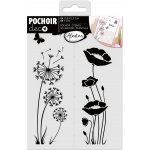 Aladine Plastová šablona Pampeliška a vlčí mák 18 x 13 cm – Zboží Dáma