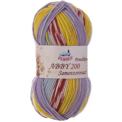 VLNIKA Příze Abby 200 samovzorovací ponožková Varianta: 40 – Zboží Dáma